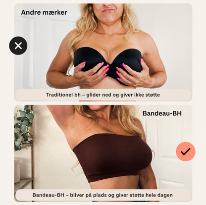 Bandeau bra detail